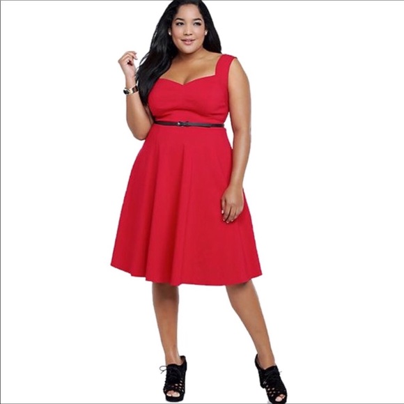 torrid Dresses & Skirts - TORRID Red Dress, Swing/Circle Dress